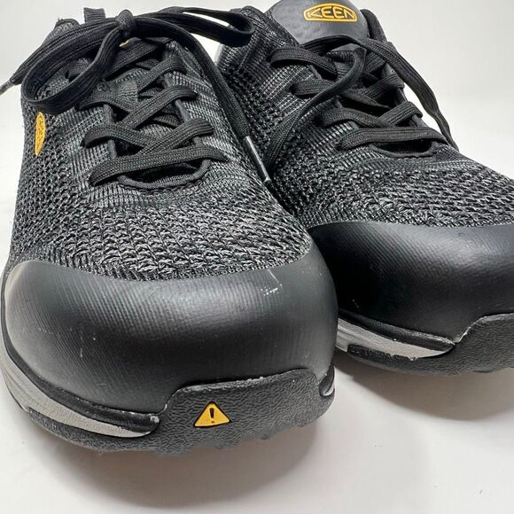 KEEN Utility ESD Work Shoes Men's 8.5 Black Sparta Low Height Alloy Toe Lace-up - Picture 11 of 11